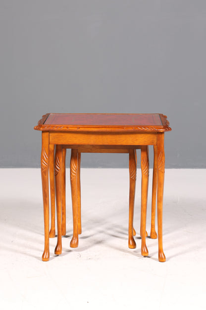 Magnifique ensemble de trois tables d&