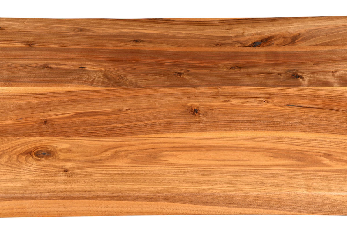 Wunderschöner Nussbaum Tisch 240cm-95cm Esszimmer Tisch Baumkanten Platte massiv Holz Küchentisch