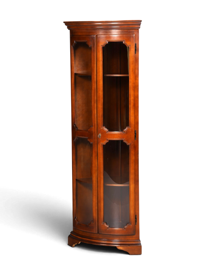 Traumhafte Selva Eckvitrine Antik Stil Vitrine Schrank Geschirrschrank Regal Eckregal