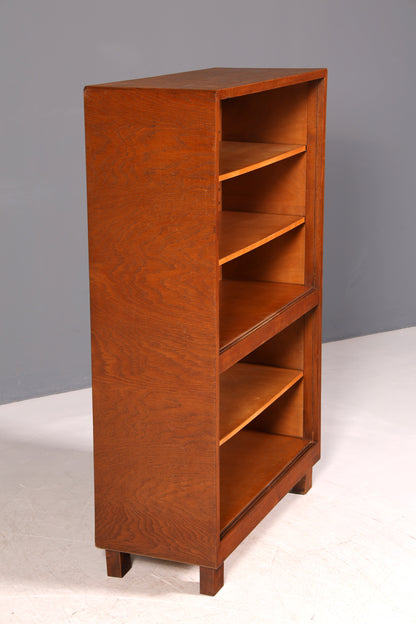 G029 Finish cm Schlichtes Mid Century Regal Vintage Bücherregal Schrank Buchablage 60s Bookshelf
