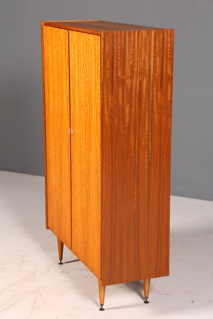 Traumhafter Mid Century Kleiderschrank Vintage Schrank Retro Wäscheschrank 60er Echt Holz