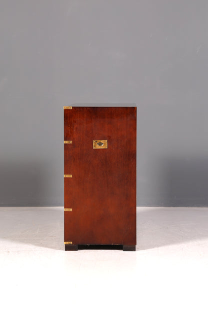 Traumhafte Maritime Kommode Englisch Military Chest Schiffskommode Antik Schrank Kolonialstil