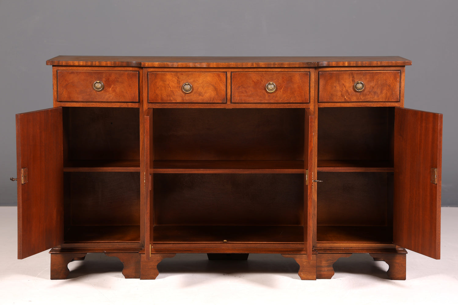 G309 Finish cm Wunderschönes Englisches Sideboard Mahagoni Schrank Antik 60s Buffetschrank Kommode (Kopie)