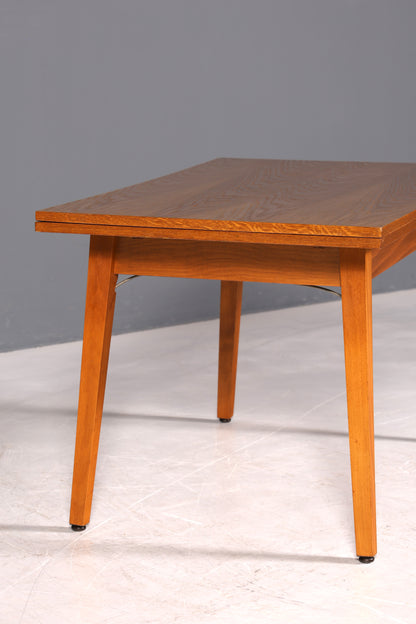 F962 Finish cm Wunderschöner Mid Century Küchentisch Vintage Tisch ausziehbar und höhenverstellbar