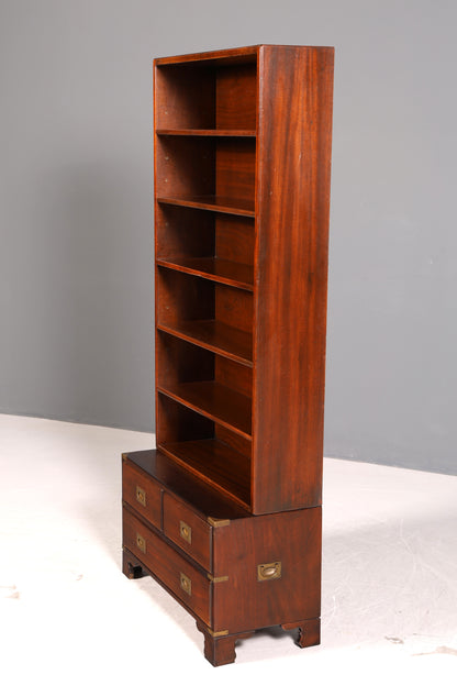 Wunderschönes Maritimes Regal Bücherregal Englisch Buchablage Echt Holz Bookshelf Kolonial Standregal Vintage