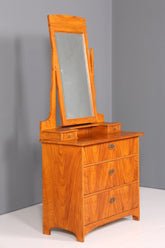 Wunderschöne Jugendstil Kommode Antik Sideboard mit Spiegel Aufsatz Flurkommode