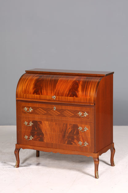 Stilvoller Rollladensekretär im Barock Stil Büro Kommode Sekretär Schreibkommode Schreibtisch