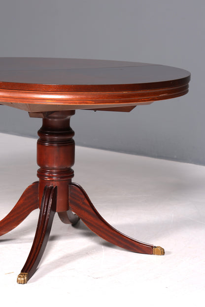 Belle table de salle à manger extensible anglaise, style antique, table de cuisine des années 60