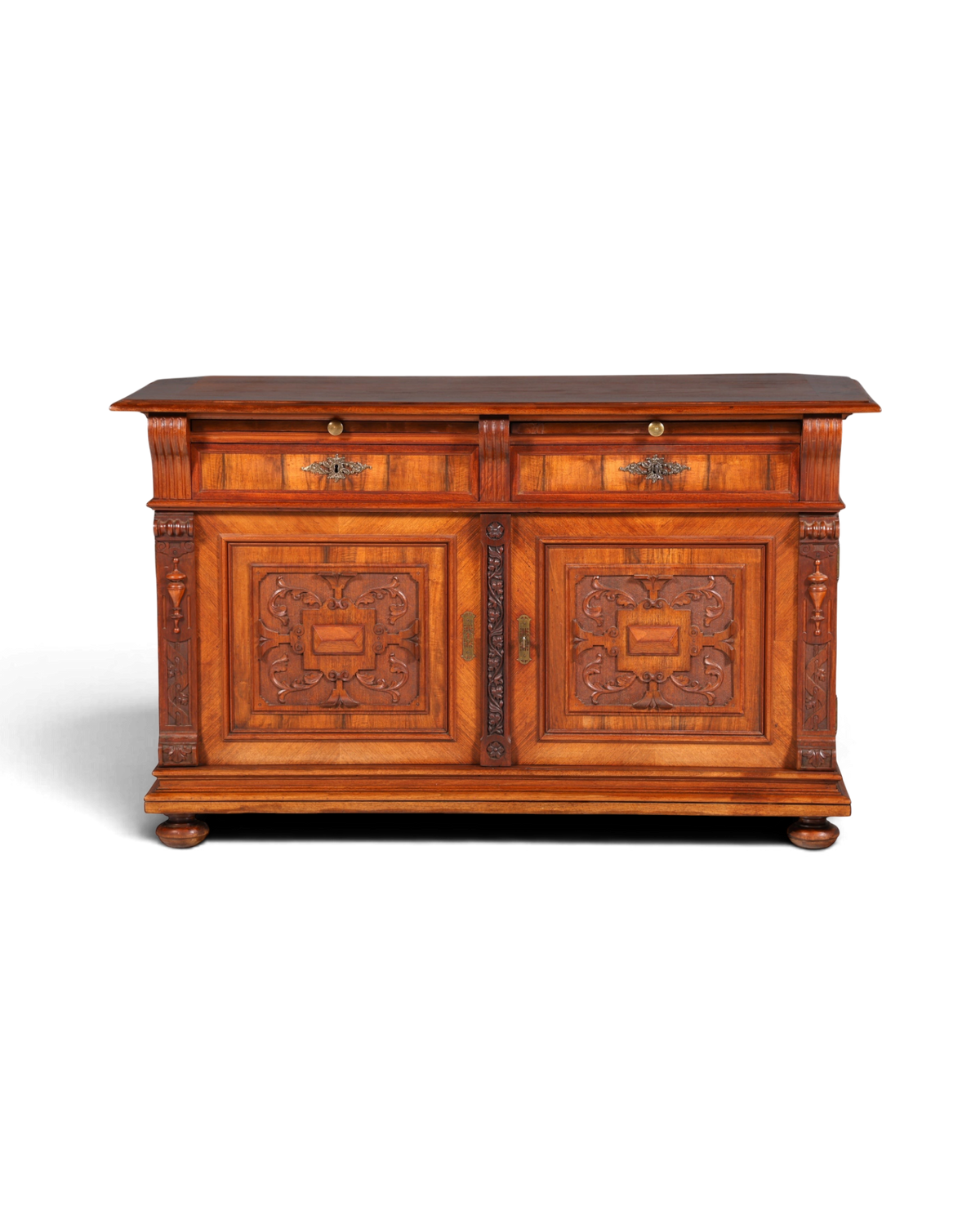 Wunderschöner Gründerzeit Sideboard Antik Nussbaum Schrank Kommode um 1890