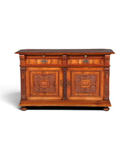 Wunderschöner Gründerzeit Sideboard Antik Nussbaum Schrank Kommode um 1890