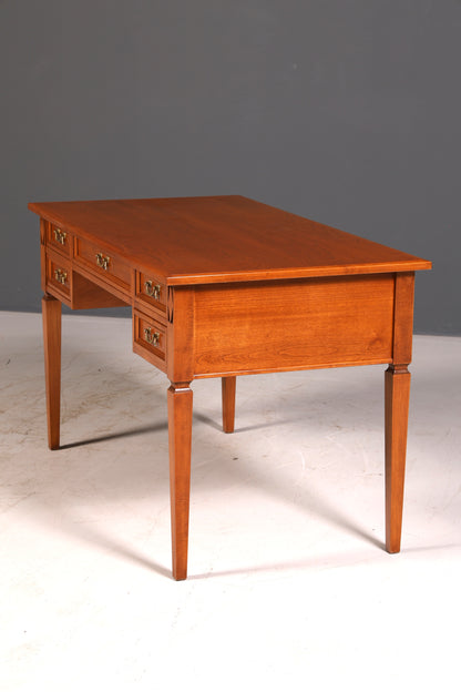 Traumhafter Original Selva Schreibtisch Villa Borghese Antik Stil Kirschbaum Bürotisch Office Desk Vintage