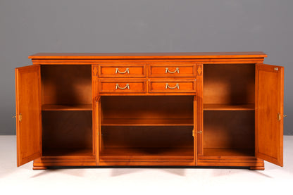 G042 Finish cm SELVA Wunderschönes Englisches Sideboard Eibe Schrank Antik Stil Buffetschrank Kommode