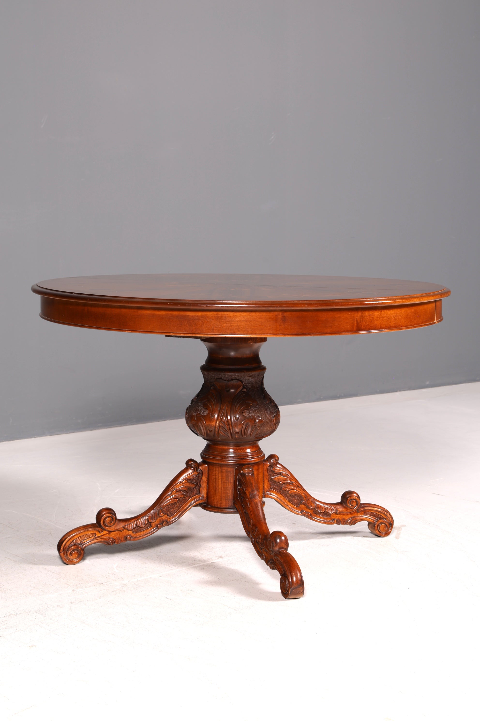 Wunderschöner Ovaler Barock Stil Esstisch Englischer ausziehbar Küchentisch Echt Holz Esszimmertisch Vintage