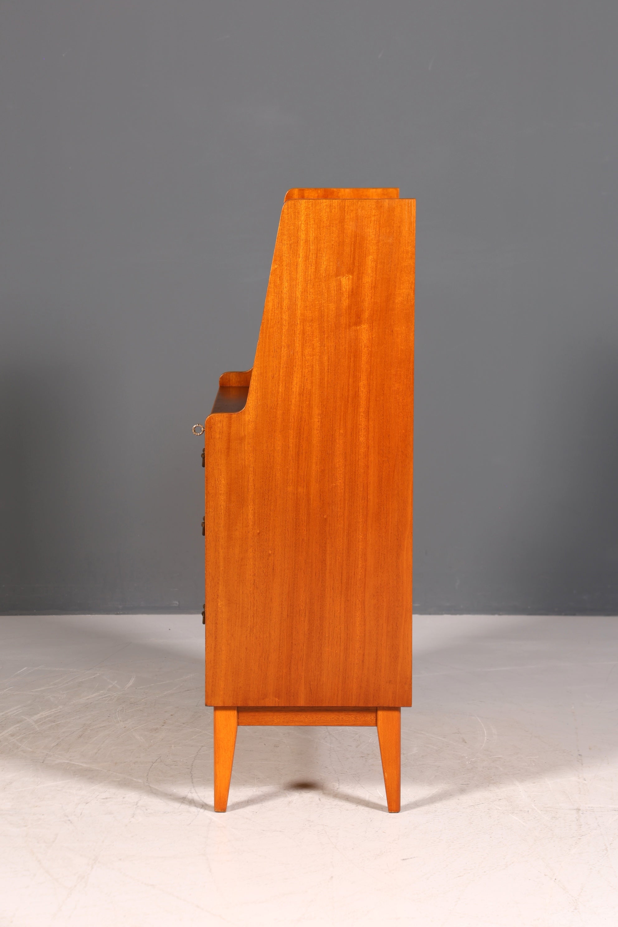 Wunderschönes Mid Century Regal Vintage Kommode Danish Design Highboard Bücherregal Holz Schrank