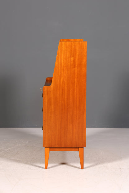 Wunderschönes Mid Century Regal Vintage Kommode Danish Design Highboard Bücherregal Holz Schrank