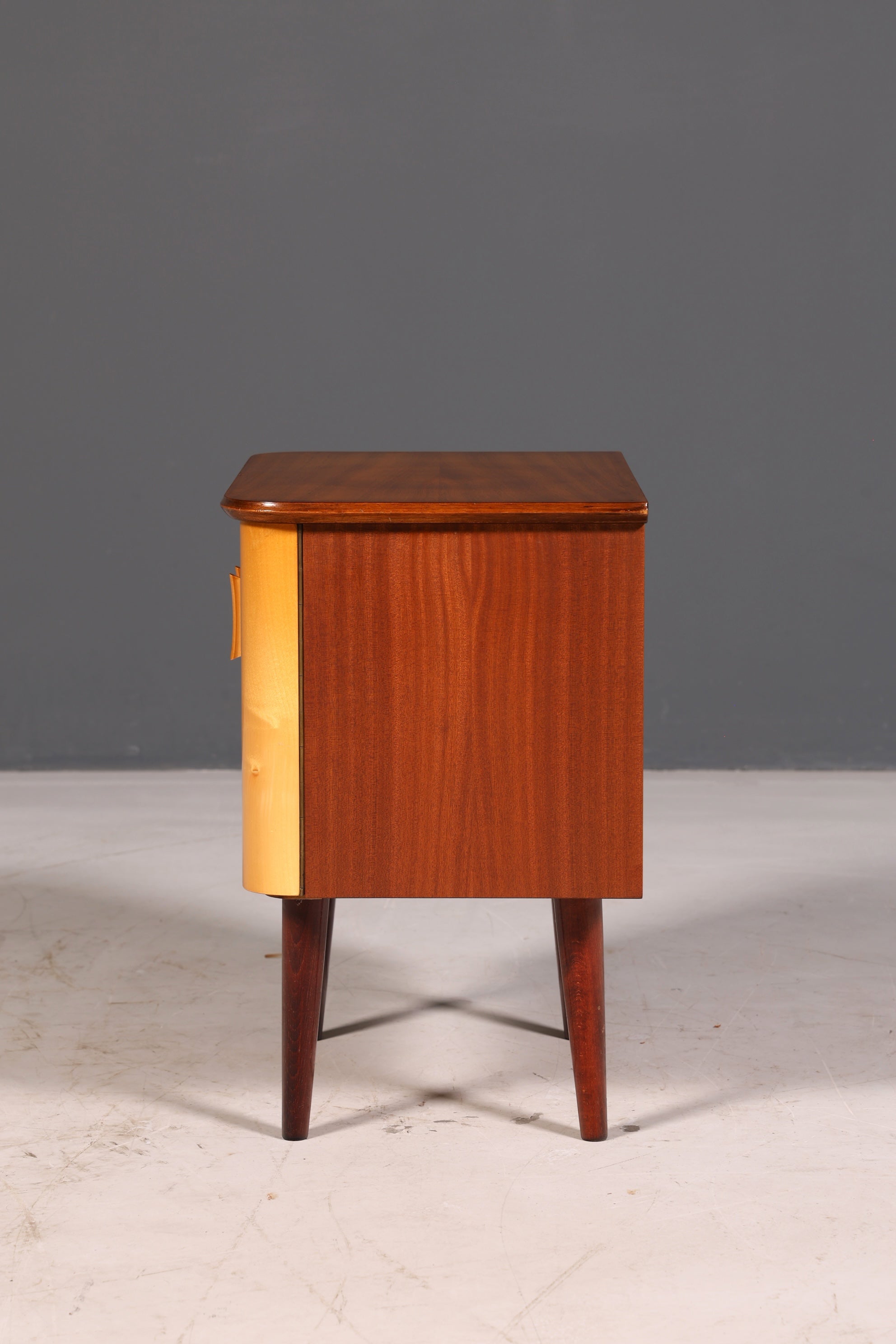 Wunderschöne Mid Century Kommode Vintage Nachttisch 60er Beistellkommode Retro echt Holz