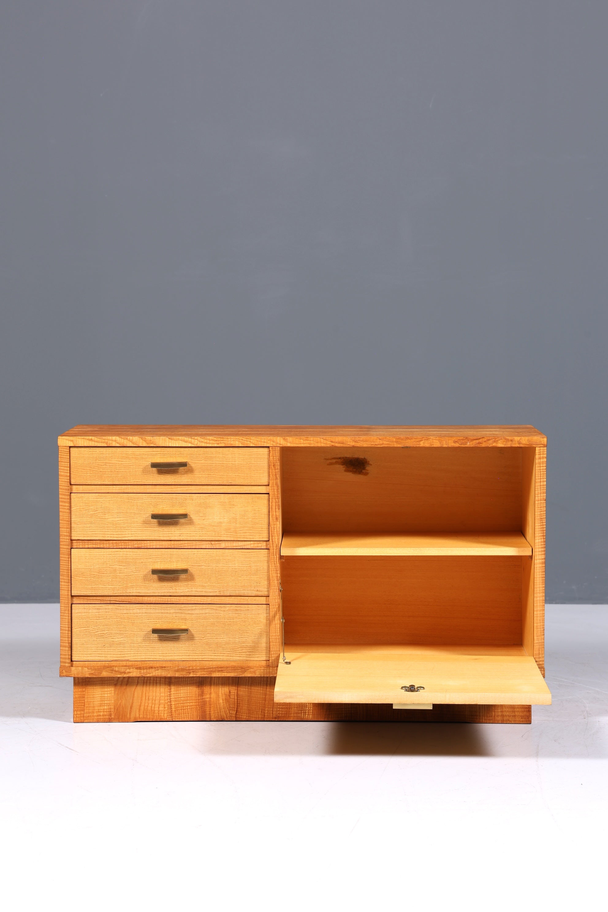 Buffet de style Mid-Century, meuble TV vintage des années 60, commode pliante, meuble pliant