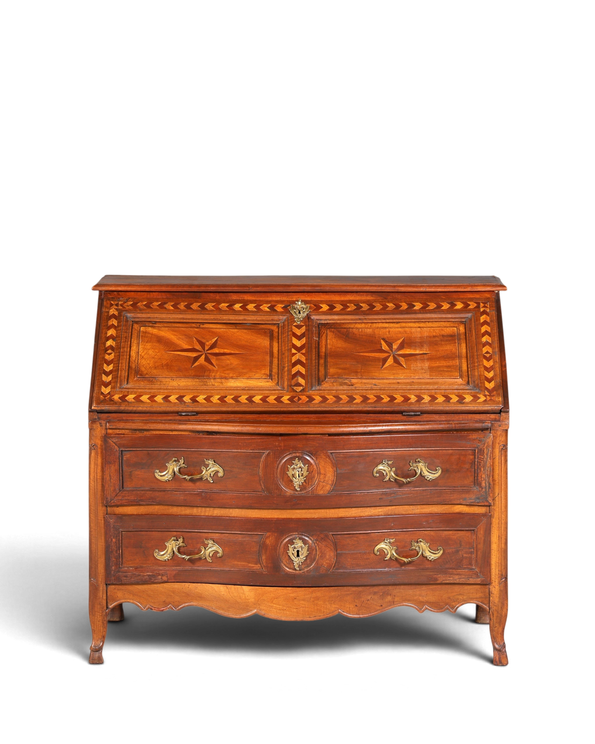 Beeindruckender Barock Sekretär Biedermeier Kommode um 1810 Louis Seize Schreibkommode Büroschrank
