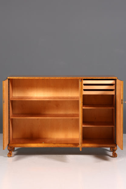 Élégant meuble de style Chippendale, style baroque, vertiko, haut-meuble, antiquité des années 1950/60, commode, classeur, armoire à linge