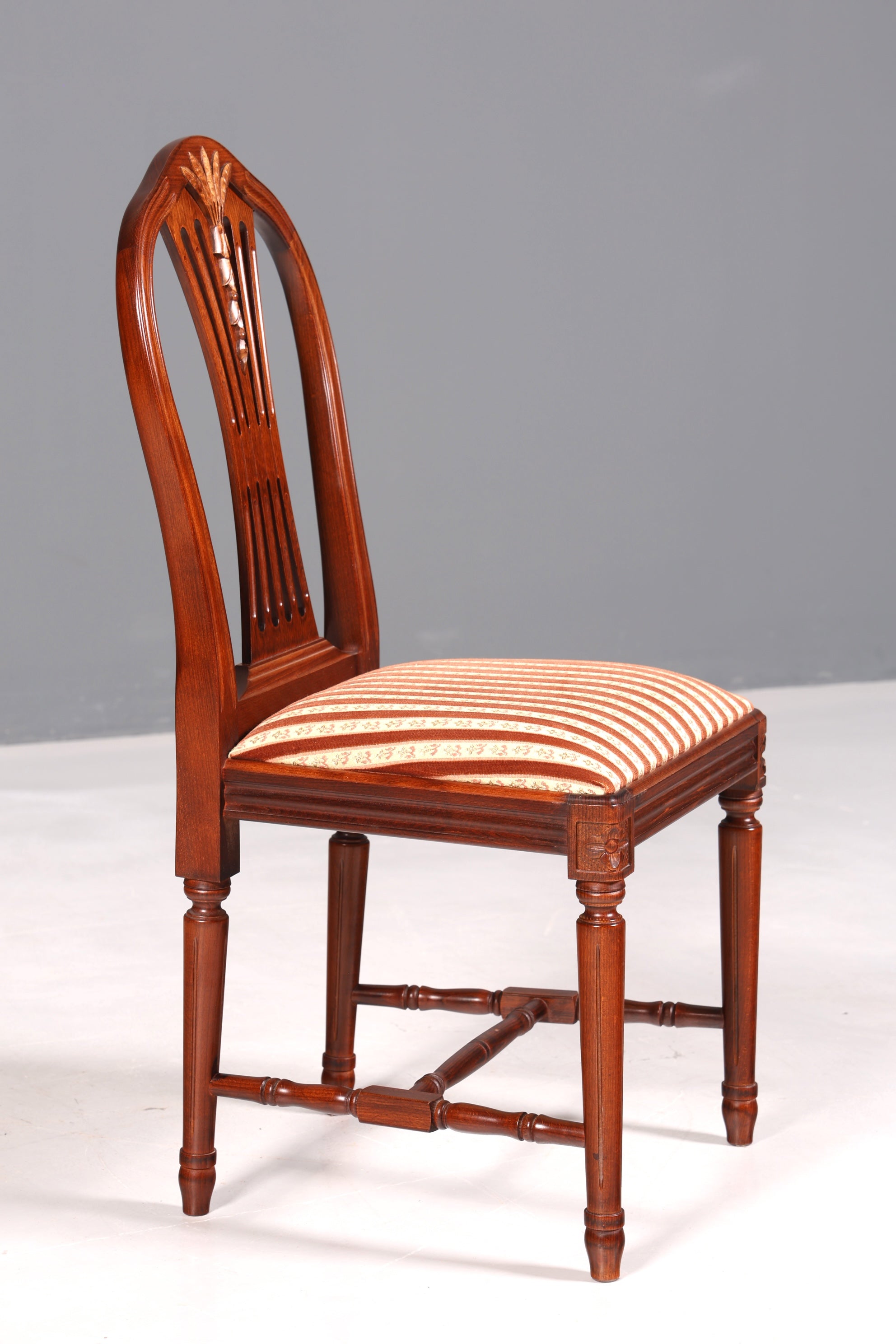 Chaise de style gustavien, chaise de cuisine anglaise, chaise secrétaire de style ancien, 2 sur 2