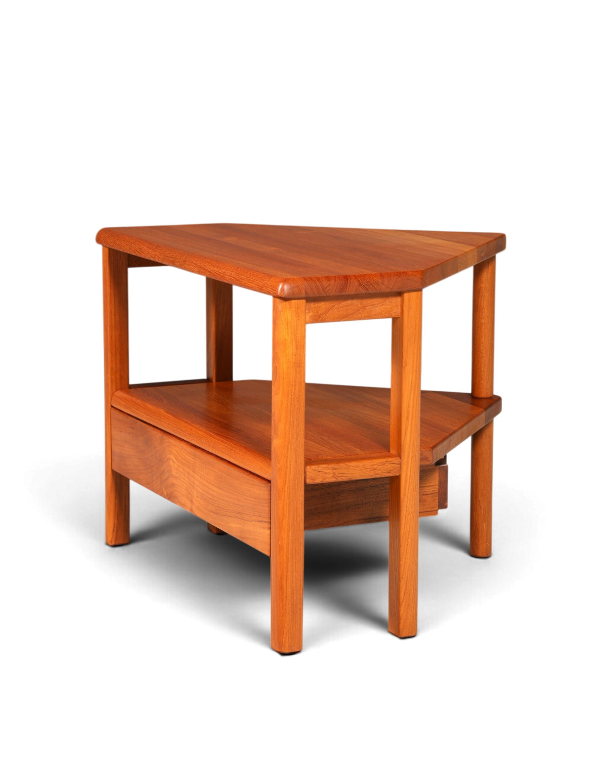 Dänischer Beistelltisch Teakholz Salling Stolefabrik Ecktisch Mid Century Danish Design Couchtisch Vintage