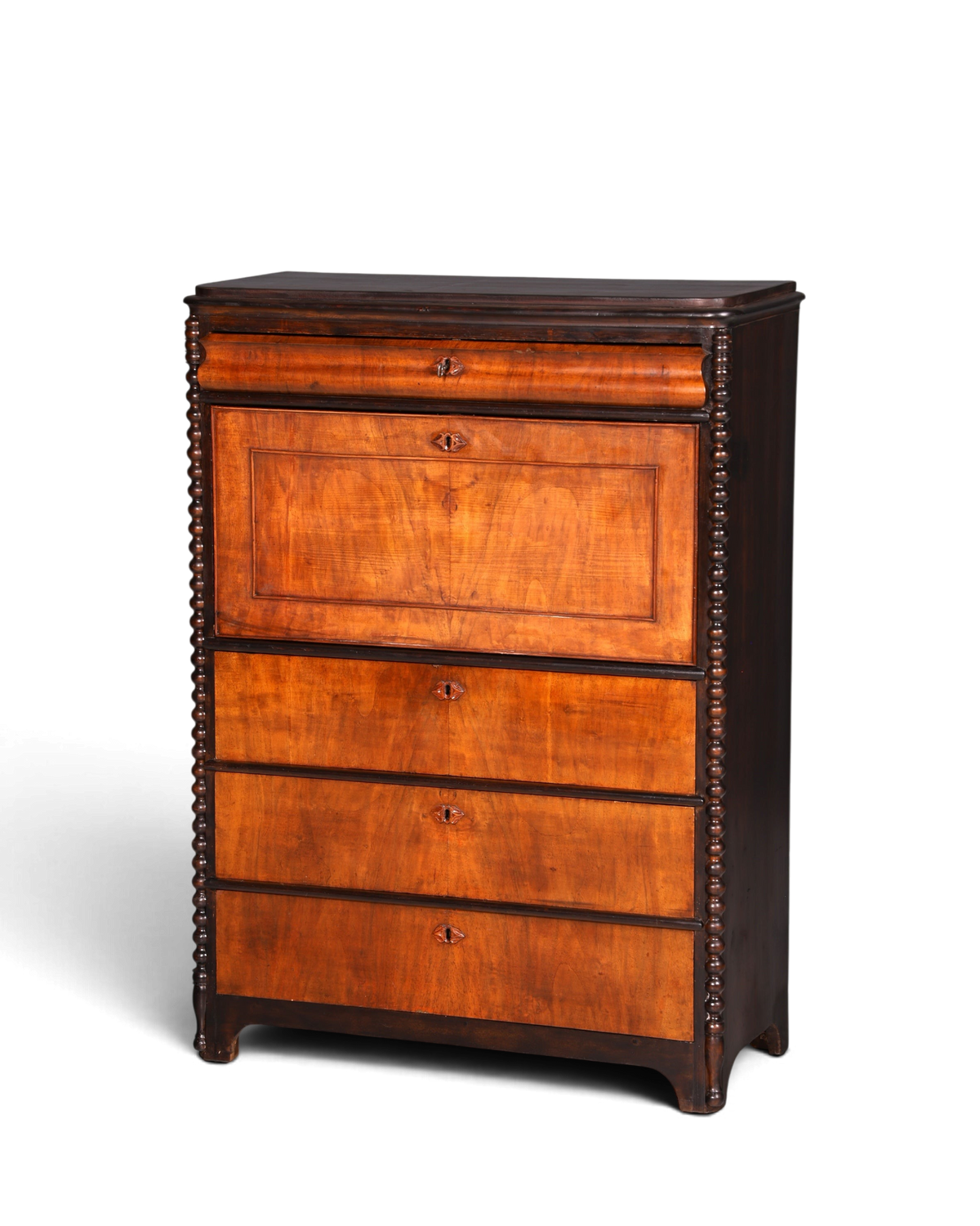 Traumhafter Louis Philippe Sekretär Vertiko Biedermeier Kommode Schubladenkommode