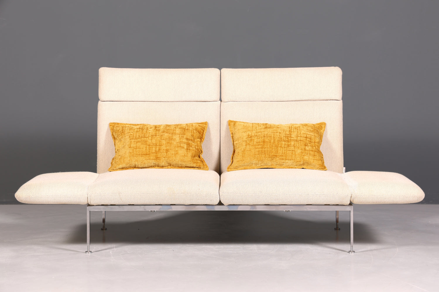 Magnifique canapé design Brühl Roro, canapé 2 places convertible, dessiné par Roland Meyer-Brühl, lit d&
