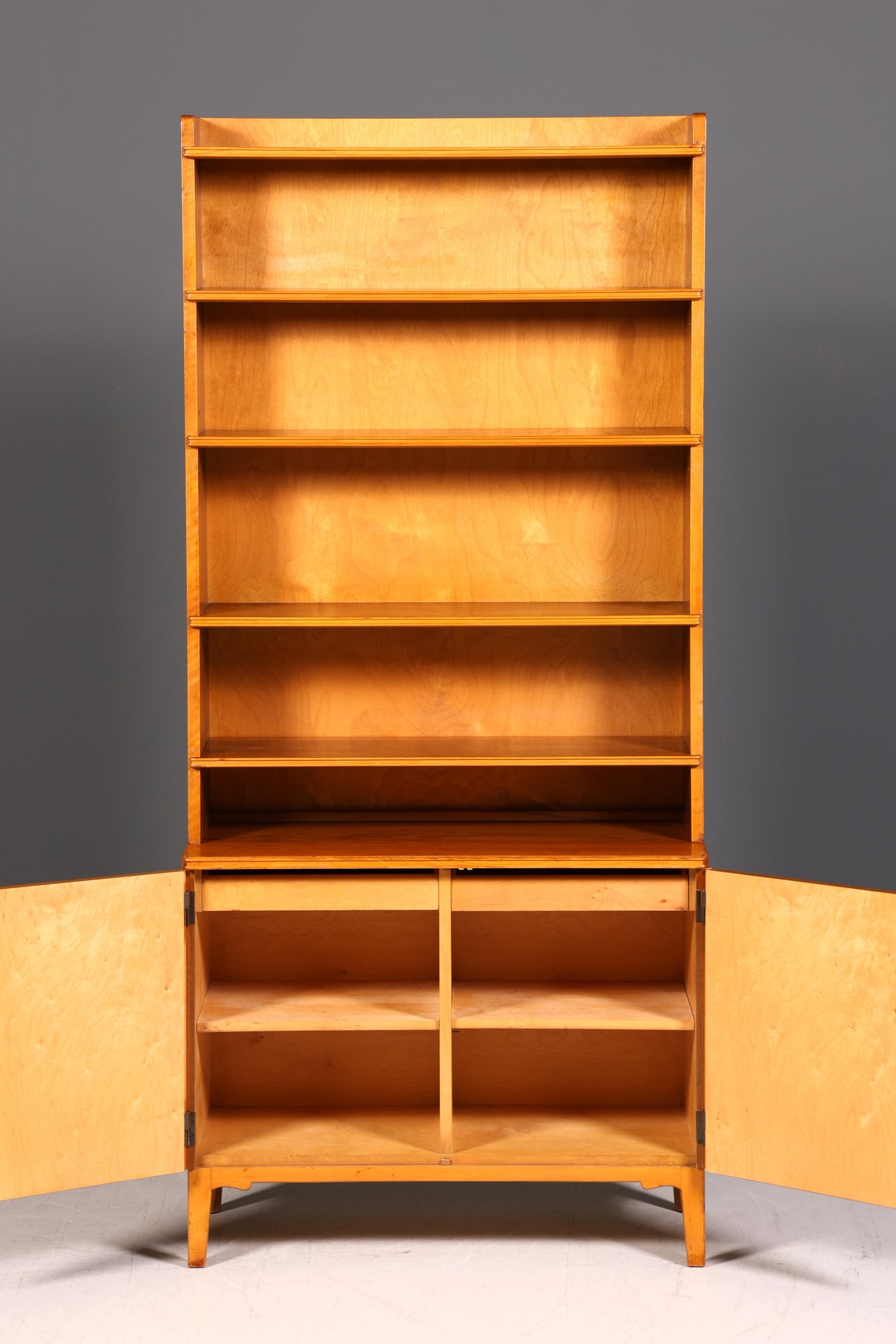 Wunderschöner Mid Century Schrank Highboard Vintage Bücherregal Holz Kommode 60s Designklassiker