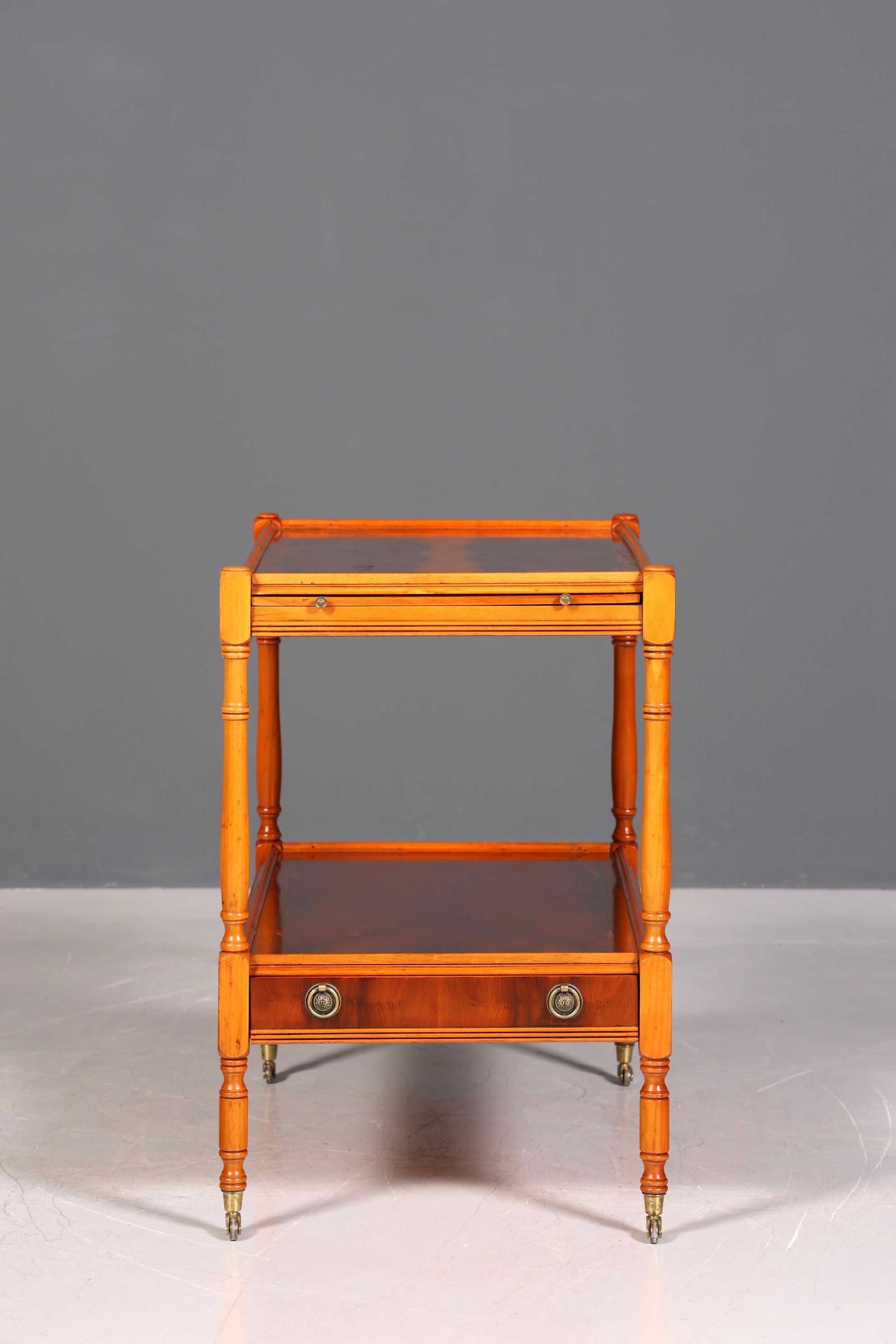 Chariot de service anglais de style antique, style antique, chariot de bar, chariot à thé, table d&