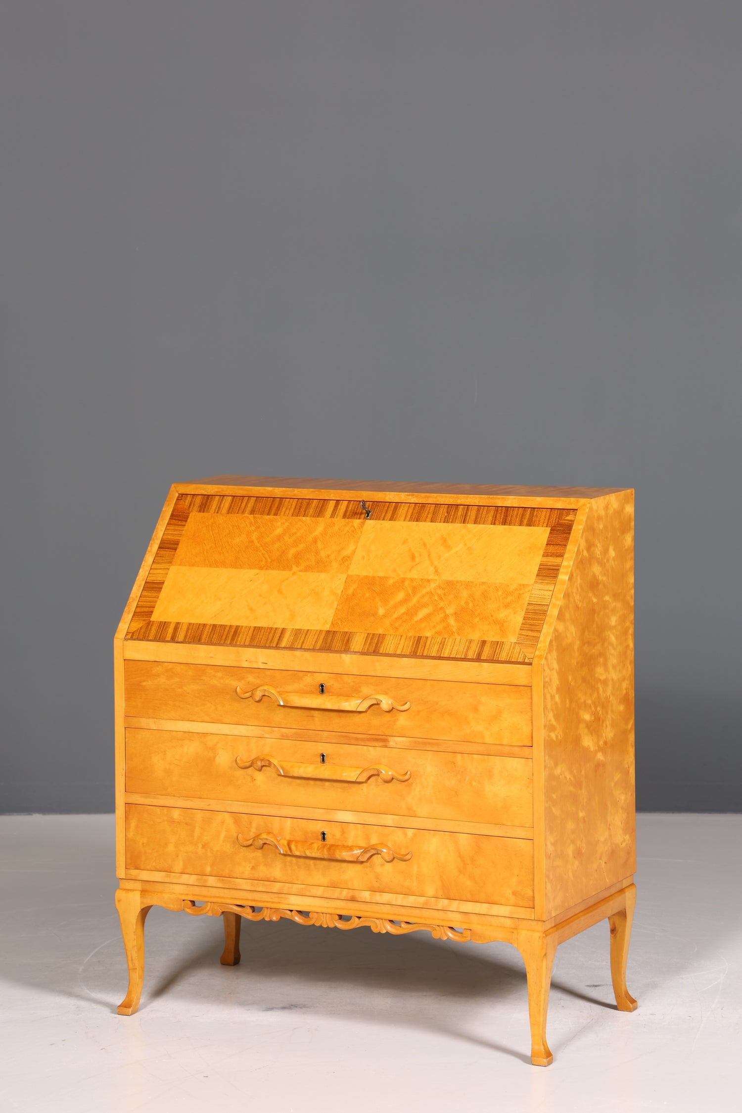 Wunderschöner Sekretär um 1930 Büro Kommode echt Holz Sekretär Schreibtisch Kommode