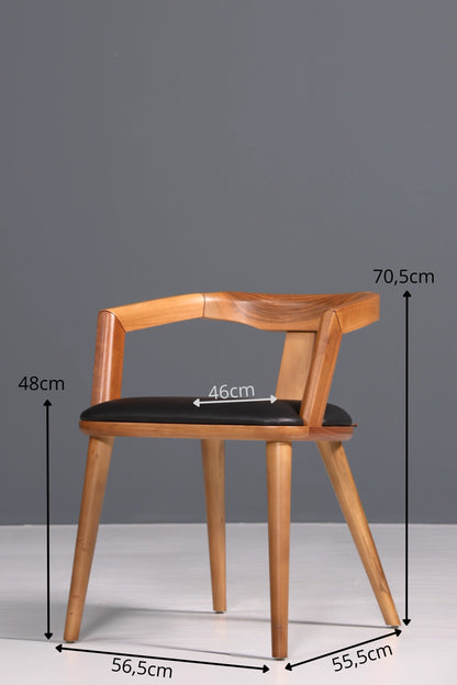 Wunderschöner Armlehnstuhl Nussbaum Echt Holz Nussbaum Esszimmer Stuhl Küchenstuhl Polsterstuhl