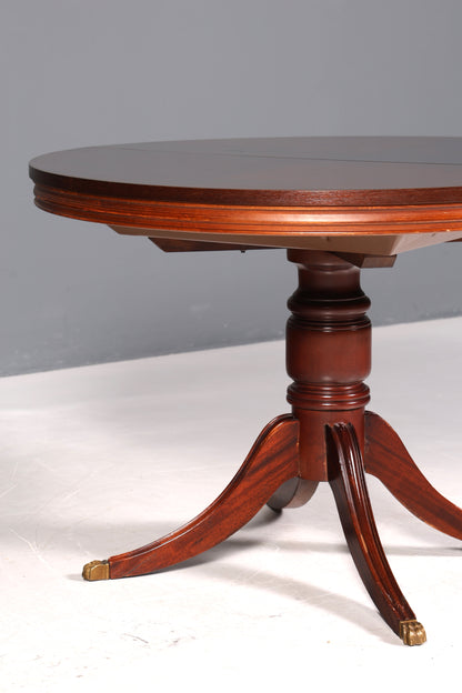 Belle table de salle à manger extensible anglaise, style antique, table de cuisine des années 60