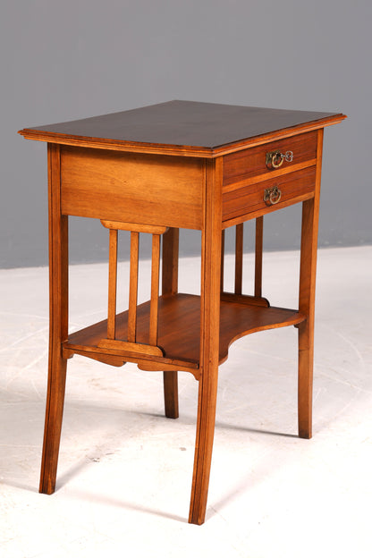 Traumhafter Jugendstil Nähtisch Beistelltisch Antik um 1910 Kommode echt Holz Ablagetisch
