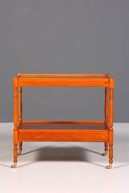 Chariot de service anglais de style antique, style antique, chariot de bar, chariot à thé, table d&