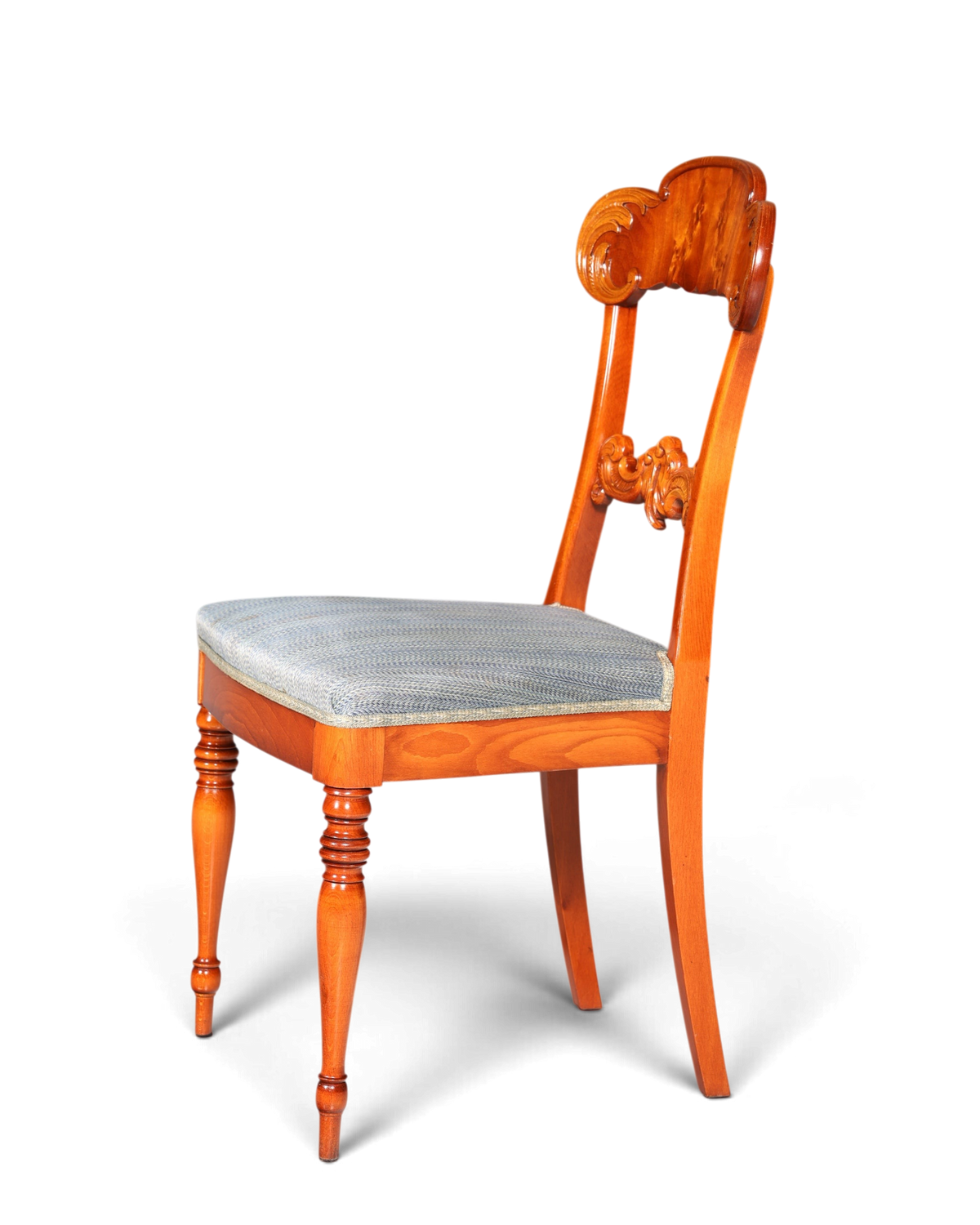 Traumhafter Stuhl im Biedermeier Stil echt Holz Sekretär Stuhl Antik Stil Esszimmer Stuhl 2 von 2