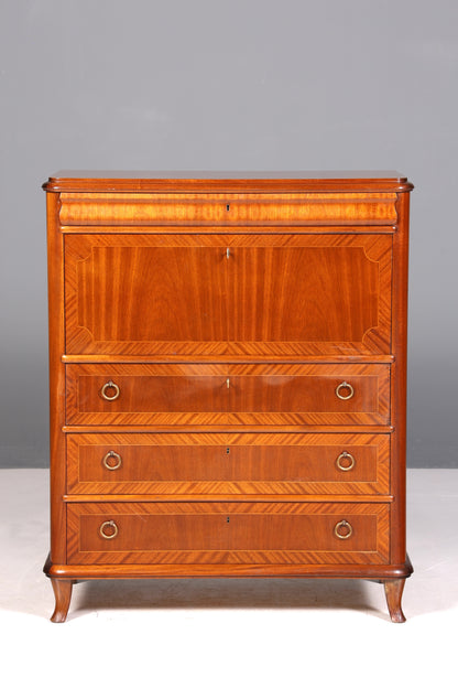 Magnifique secrétaire de style ancien, commode de bureau, style Art déco, bureau Vertiko des années 1950, commode