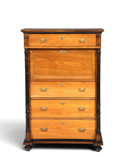 Traumhafter Gründerzeit Sekretär Vertiko Highboard Louis Philippe Kommode um 1880