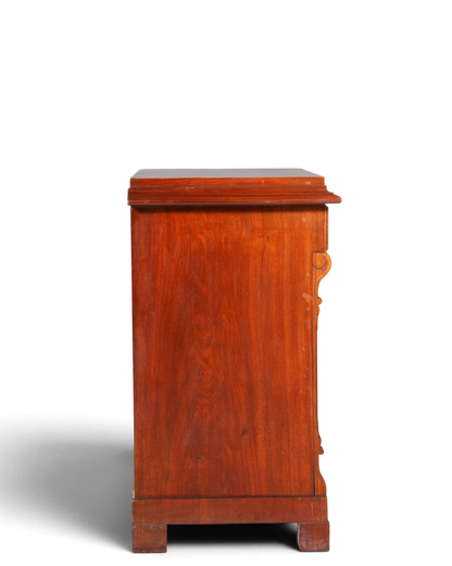 Wunderschöne Gründerzeit Kommode Louis Philippe Nussbaum Schubladen Kommode Sideboard um 1880