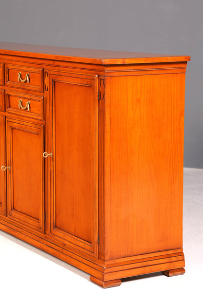 G042 Finish cm SELVA Wunderschönes Englisches Sideboard Eibe Schrank Antik Stil Buffetschrank Kommode