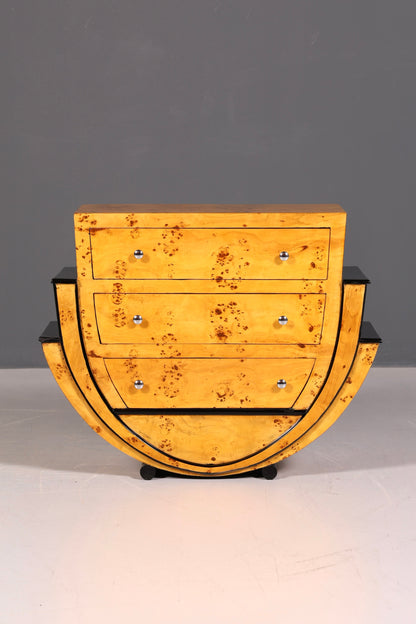 Edles Art Deco Stil Sideboard Wandkonsole Biedermeier Antik Stil Kommode Echt Holz Handarbeit