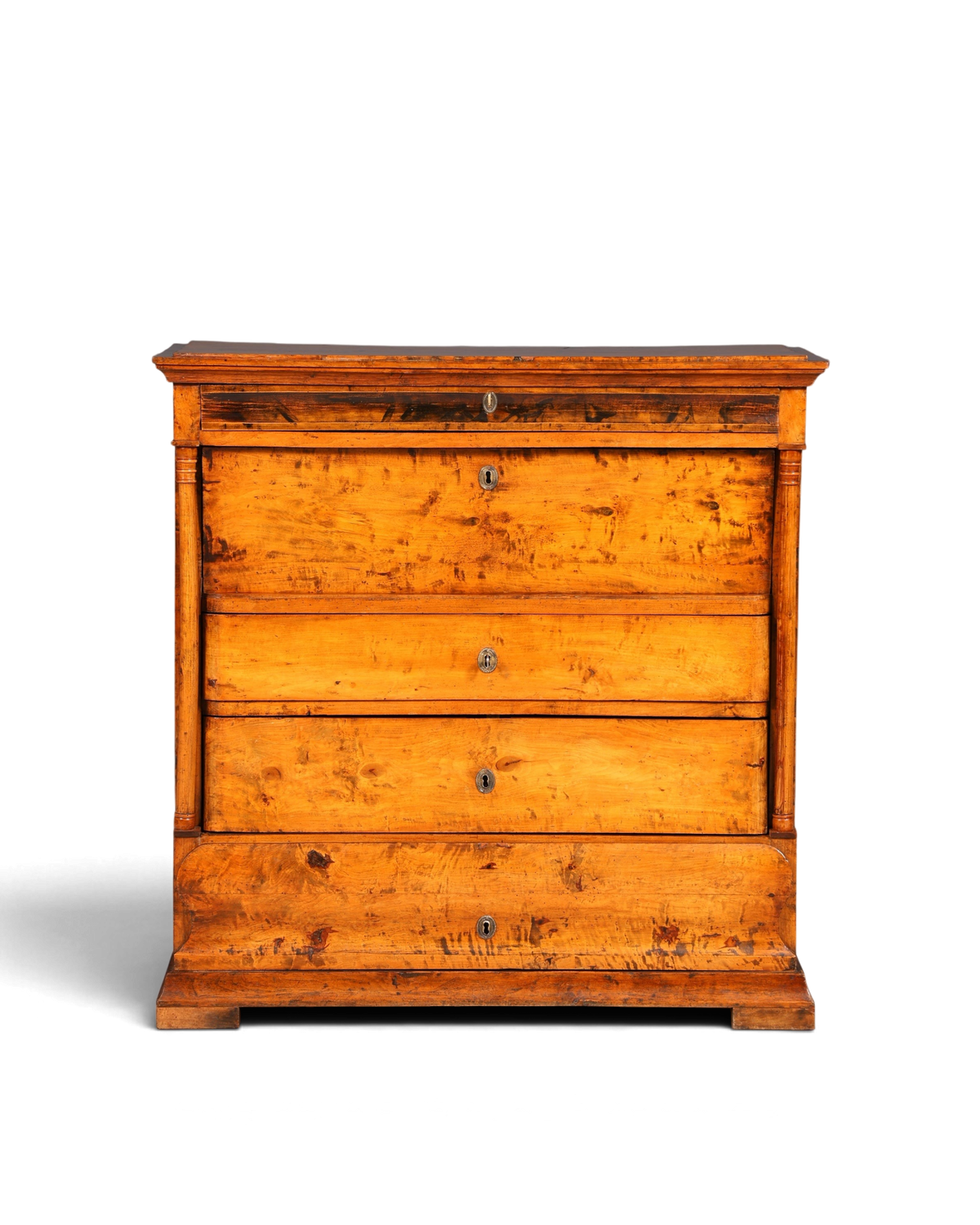 G794 Finish Wunderschöner Original Biedermeier Sekretär um 1860 Englisch Kommode Antik Bürokommode (Kopie)
