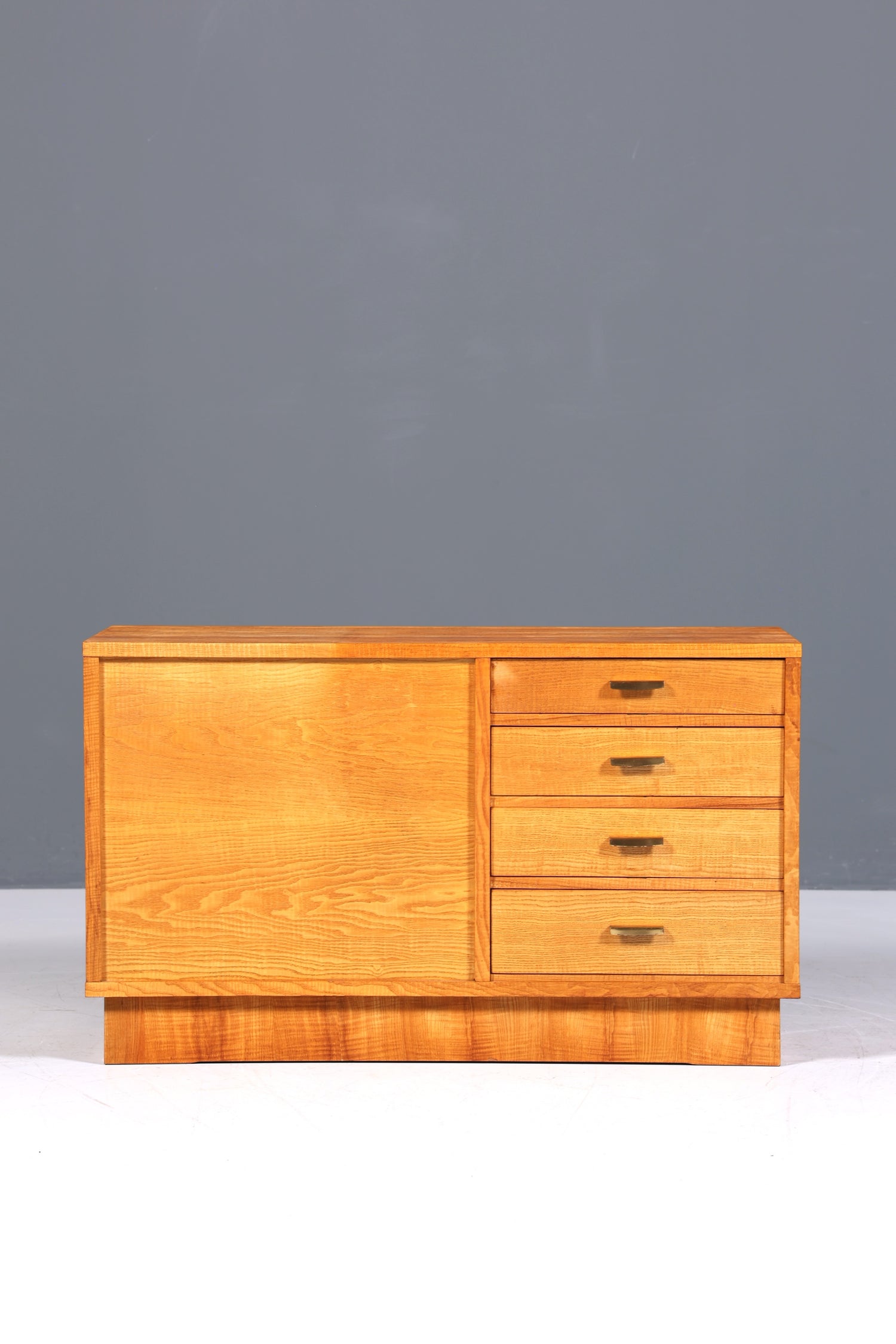 Buffet de style Mid-Century, meuble TV vintage des années 60, commode pliante, meuble pliant