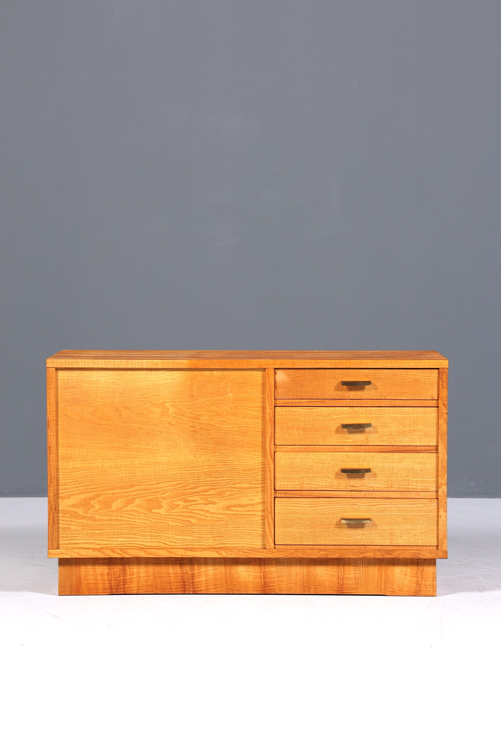 Buffet de style Mid-Century, meuble TV vintage des années 60, commode pliante, meuble pliant