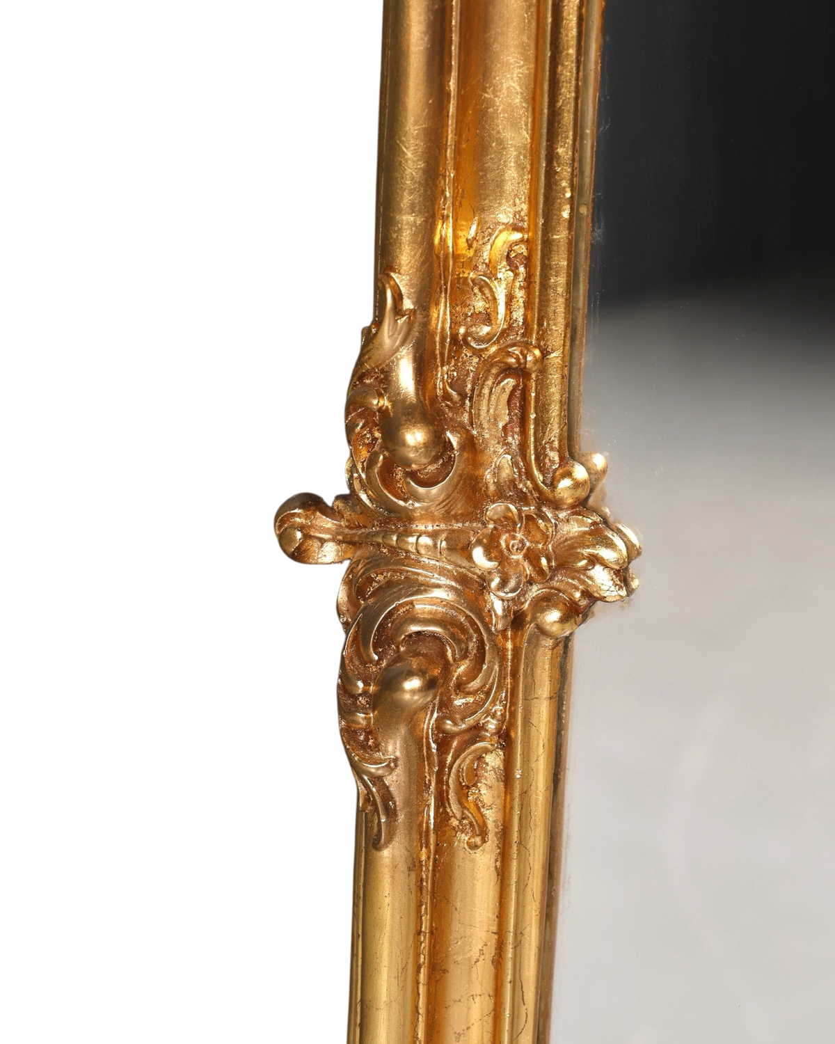 Traumhafter Prunk Barock Stil Standspiegel Gold Antik Stil Ornament Flurspiegel Spiegel