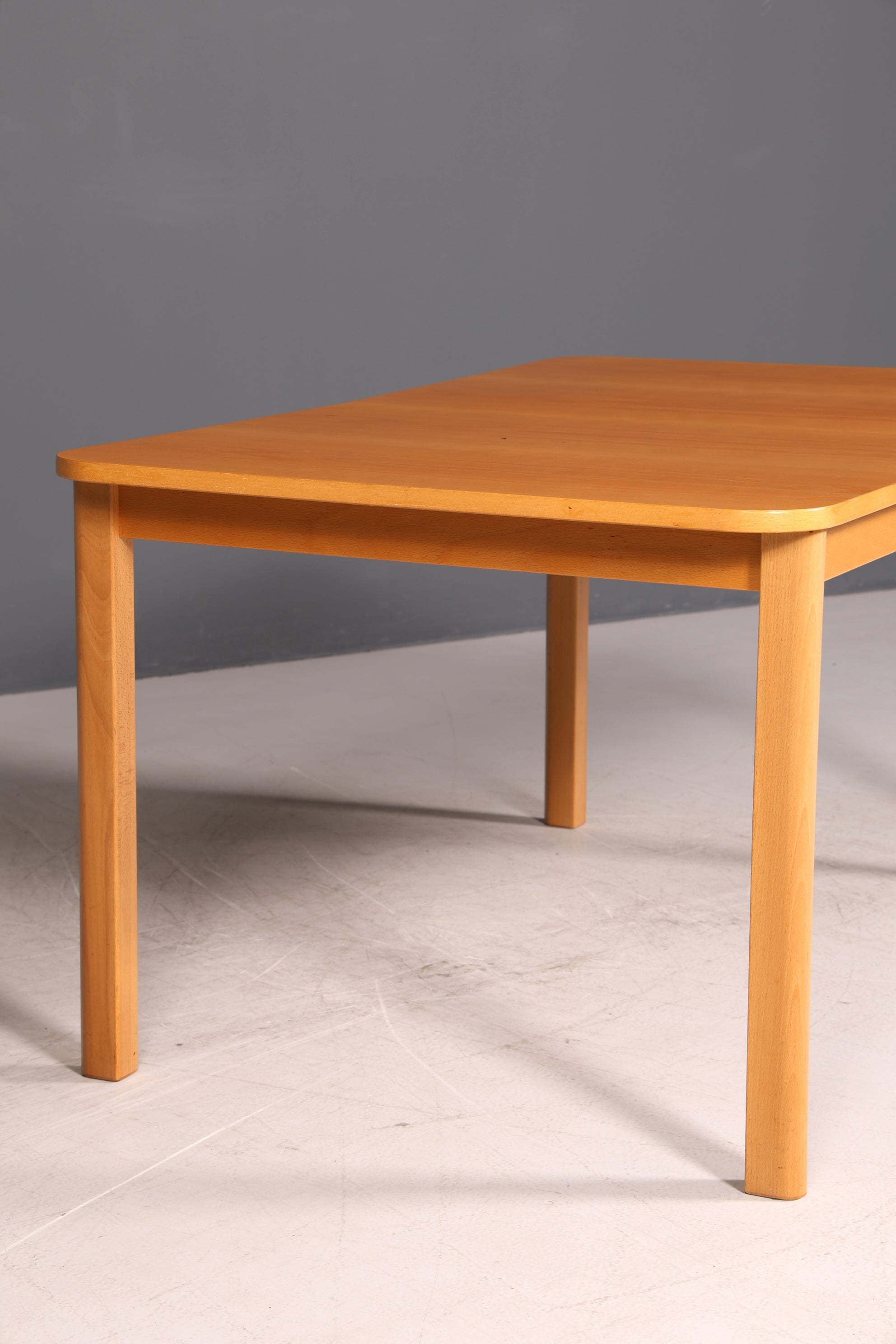 Schlichter Mid Century Esstisch ausziehbarer Vintage Tisch Retro Küchentisch