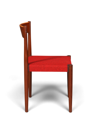 Eleganter Mid Century Stuhl Danish Design Vintage Esszimmerstuhl Retro Küchenstuhl Holz