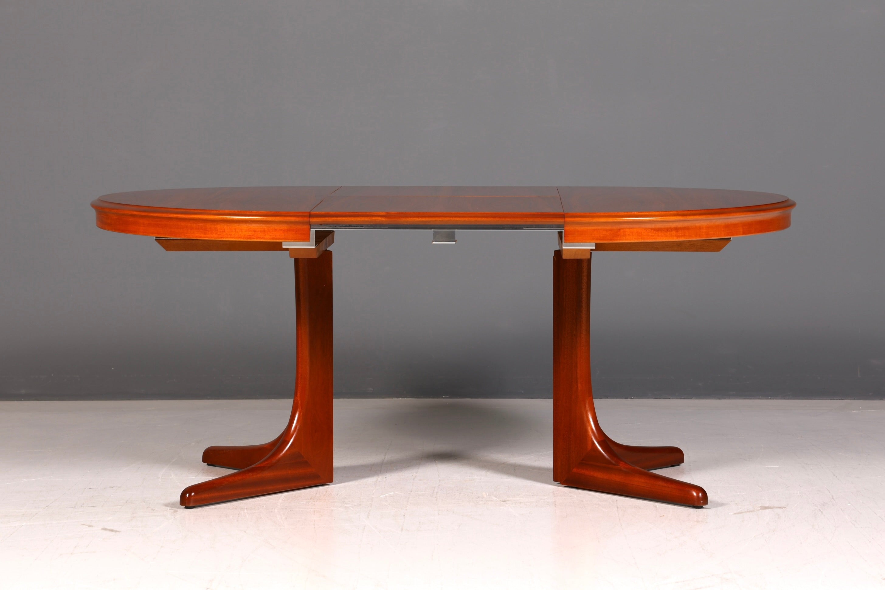 Wunderschöner Mid Century Esstisch rund ausziehbar Echt Holz Vintage Tisch Retro Danish Design Küchentisch Esszimmertisch