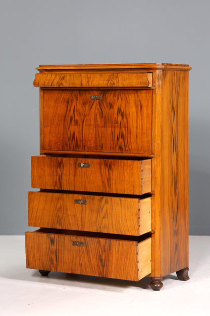 Wunderschöner Louis Philippe Sekretär Vertiko Gründerzeit Kommode Schubladenkommode