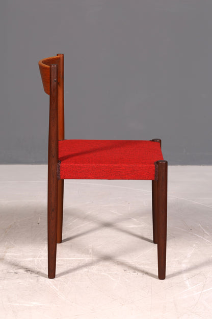 Schlichter Mid Century Stuhl Danish Design Retro Küchenstuhl Esszimmerstuhl Sekretär Stuhl