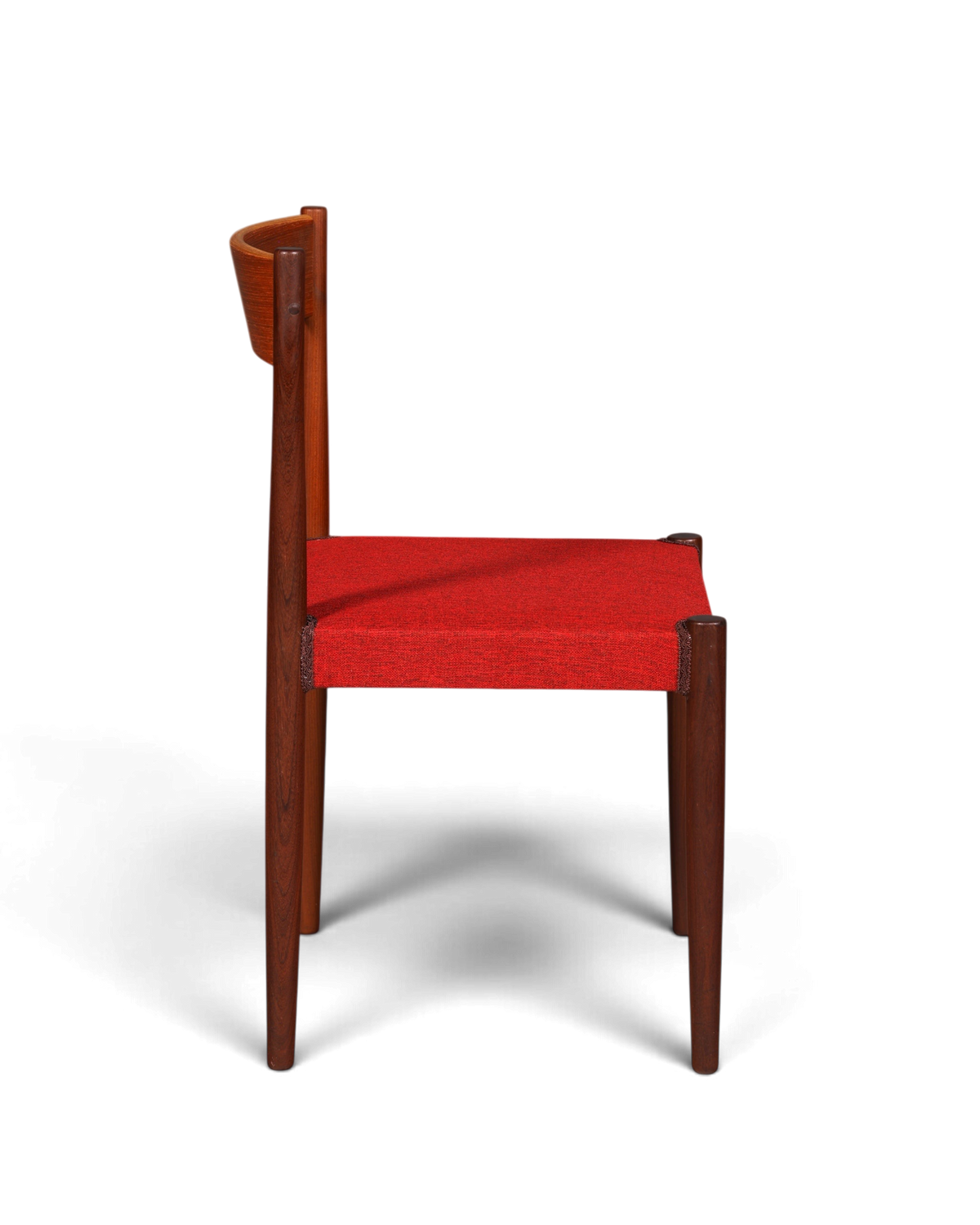 Schlichter Mid Century Stuhl Danish Design Retro Küchenstuhl Esszimmerstuhl Sekretär Stuhl